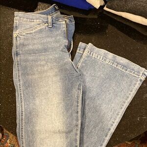GAP High Rise Flare Blue Jeans